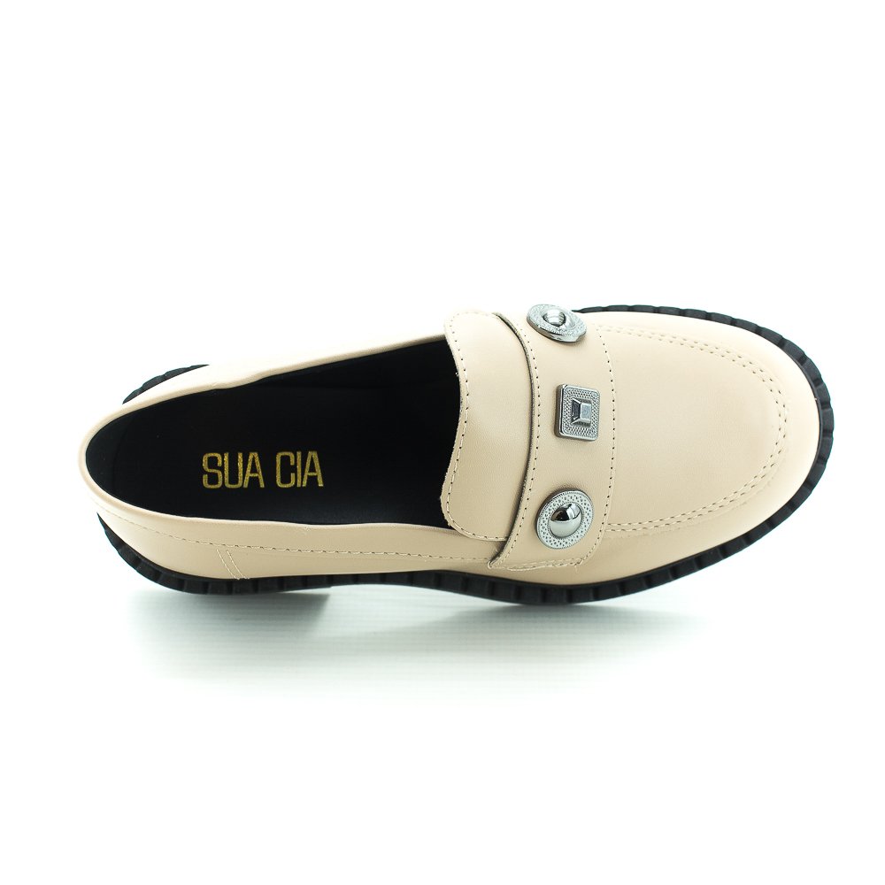 Mocassim Feminino Sua Cia 8308.15362 - Bege Bege 5