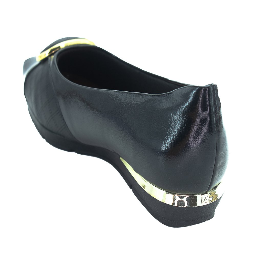 Sapato Feminino Picadilly 147323-2 - Preto Preto 3