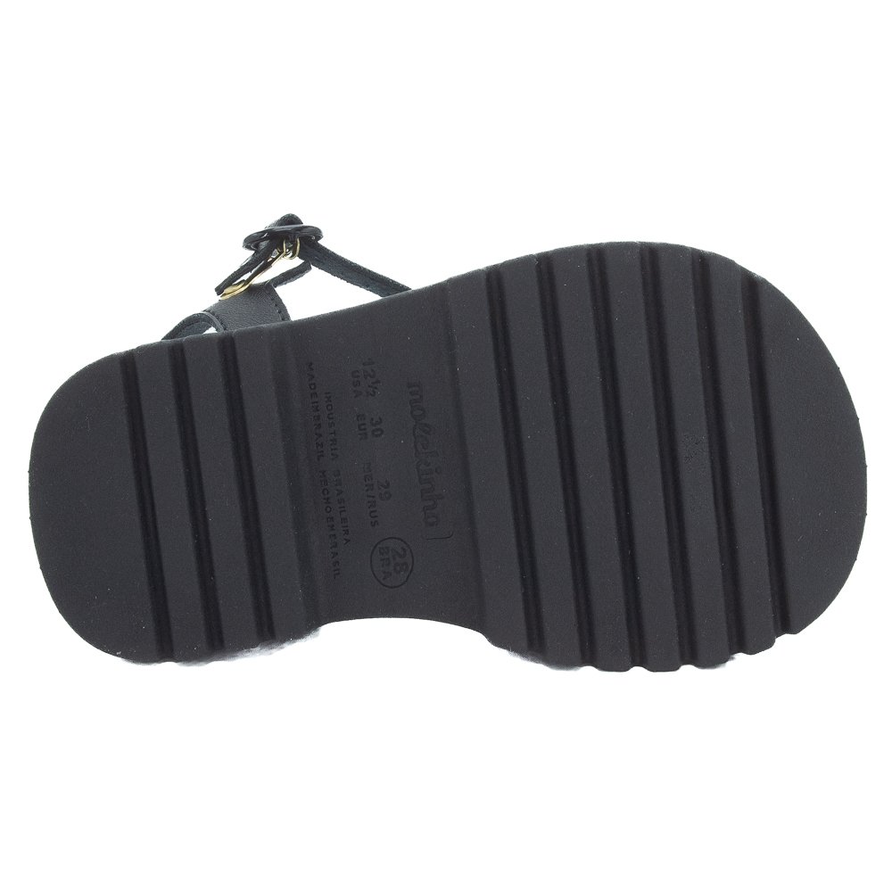 Sandália Infantil Menina Molekinha 2344.142 - Preto Preto 4