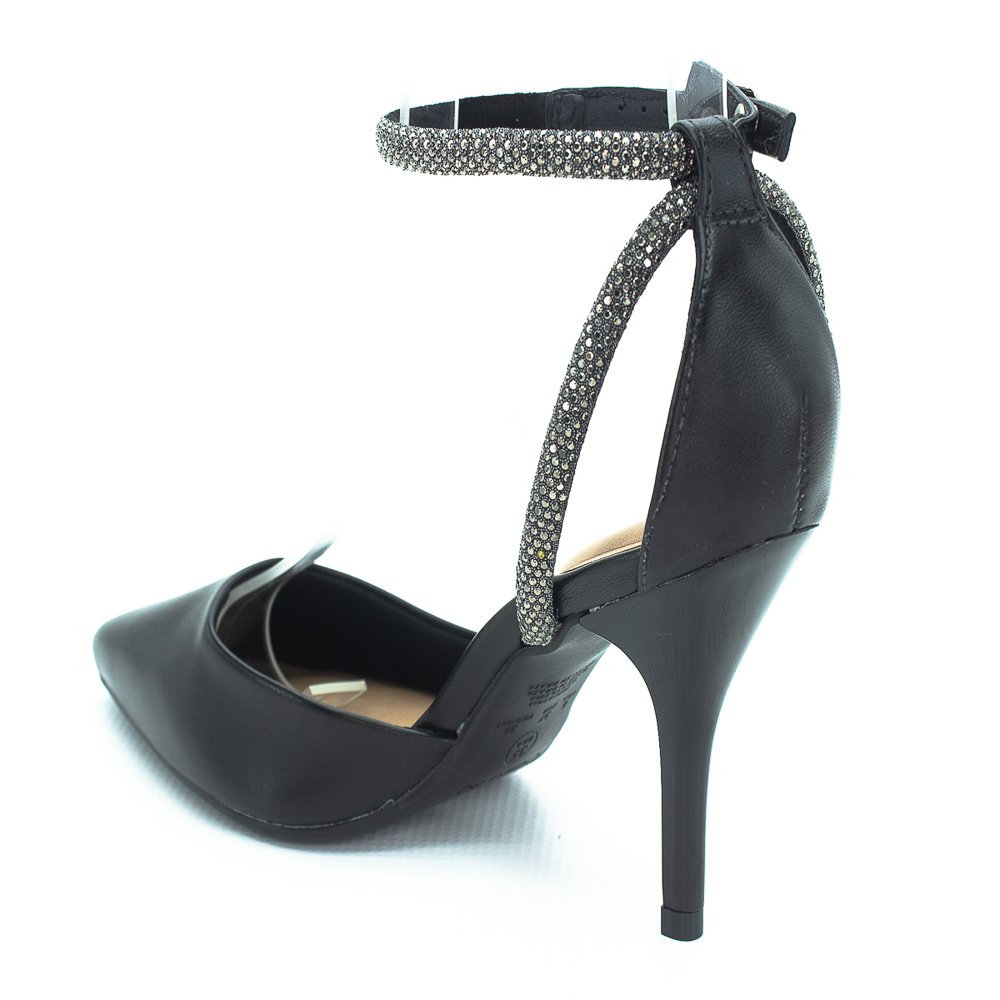 Scarpin Feminino Beira Rio 4122.1490 - Preto Preto 4