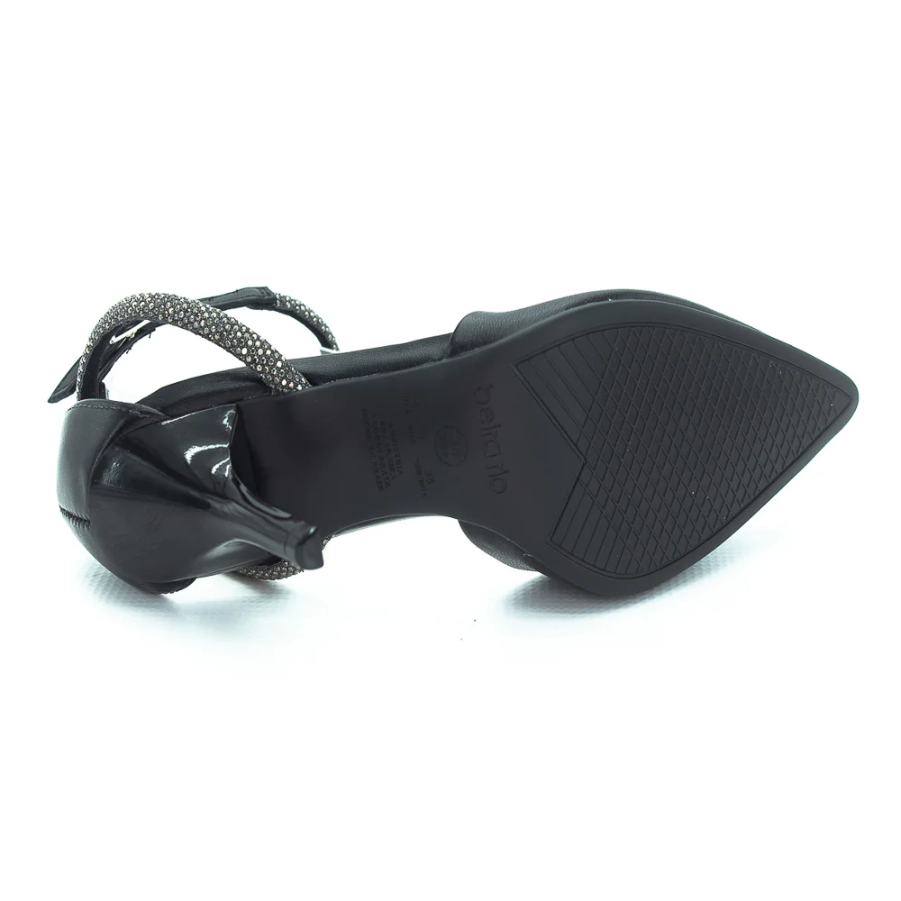Scarpin Feminino Beira Rio 4122.1490 - Preto Preto 3