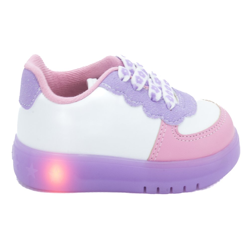 Tênis Infantil Menina Molekinha 2742.203 - Branco