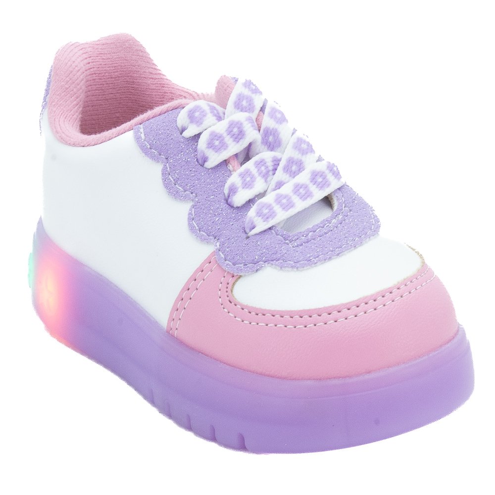 Tênis Infantil Menina Molekinha 2742.203 - Branco Branco 2