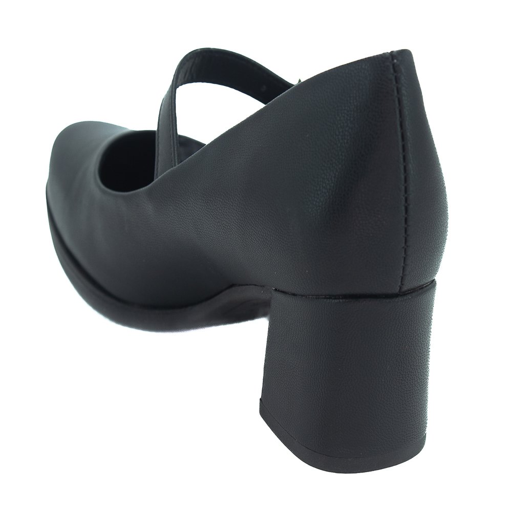 Sapato Feminino Piccadilly 654063-5 - Preto Preto 3