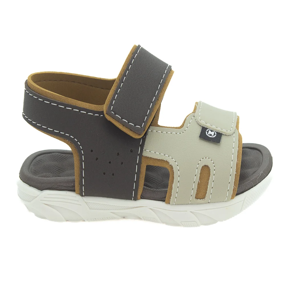 Sandália Infantil Menino Molekinho 2135.137 - Marrom