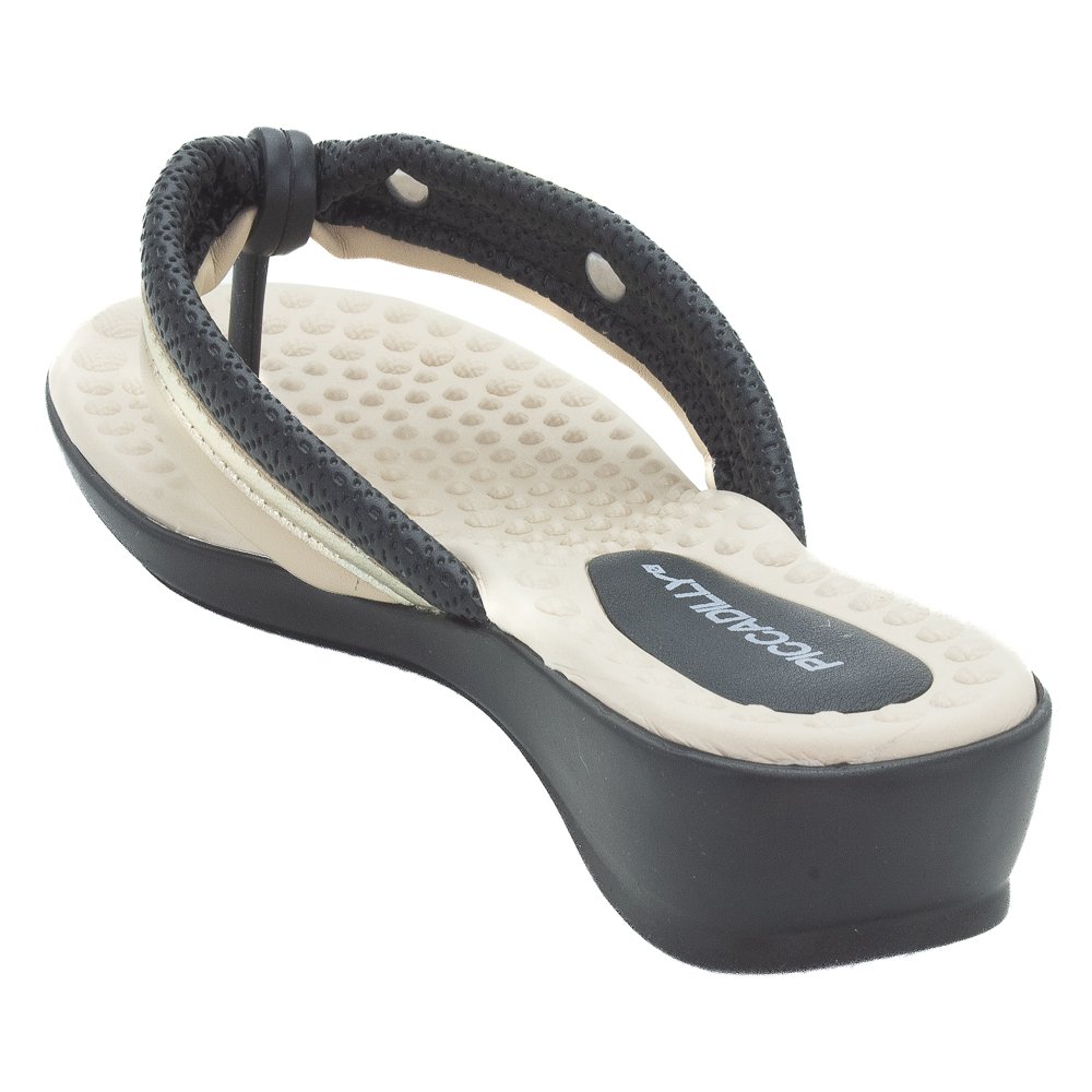 Chinelo Feminino Piccadilly 500411-4 - Preto Preto 3
