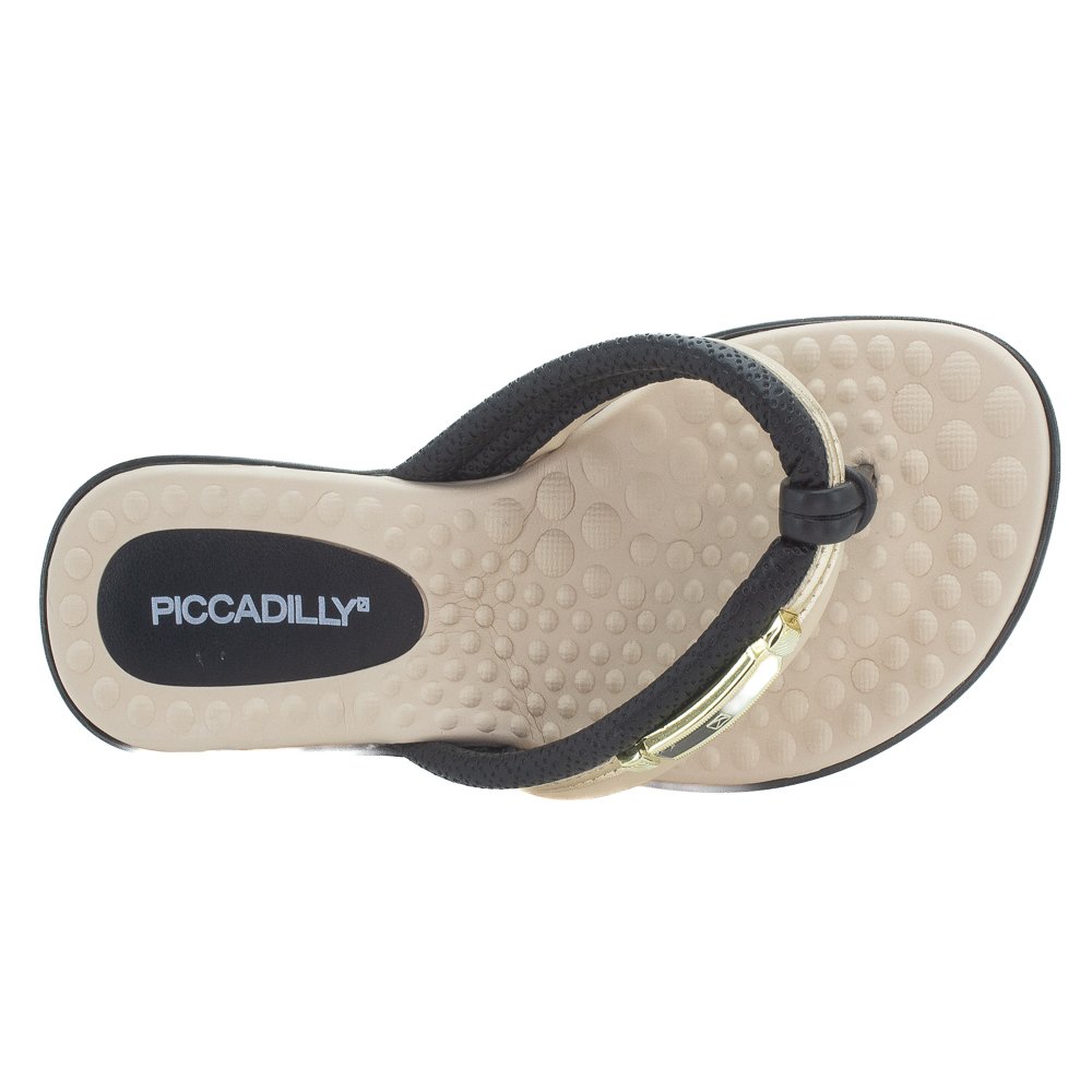 Chinelo Feminino Piccadilly 500411-4 - Preto Preto 5