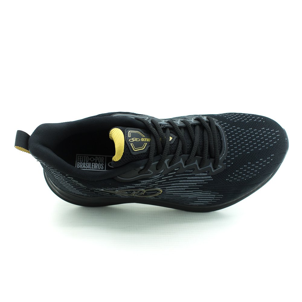 Tênis Masculino Olympikus Marte - Preto Preto 5