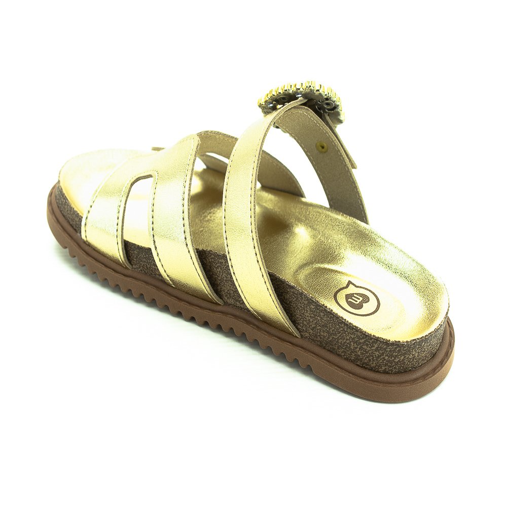 Papete Infantil Menina Molekinha 2357.106 - Dourada Dourado 4