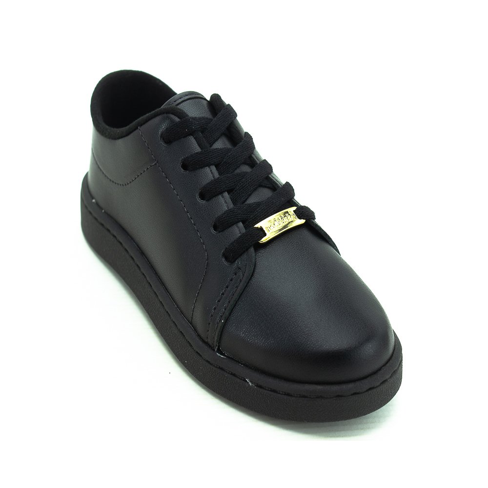 Tênis Infantil Menina Molekinha 2574.101 - Preto Preto 2