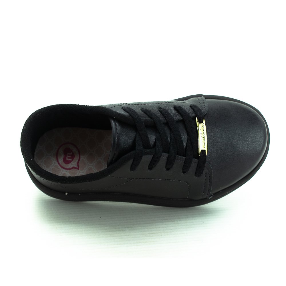 Tênis Infantil Menina Molekinha 2574.101 - Preto Preto 5