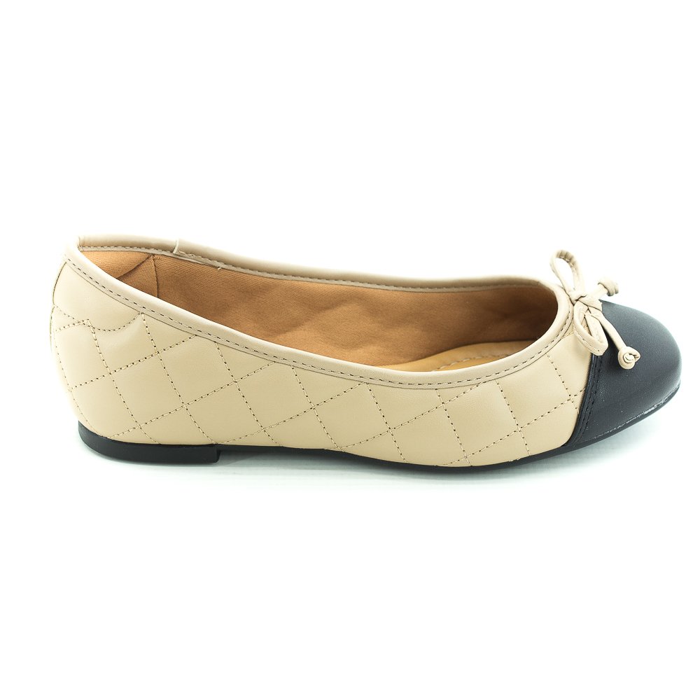 Sapatilha Feminina Vizzano 1432.102 - Bege E Preto