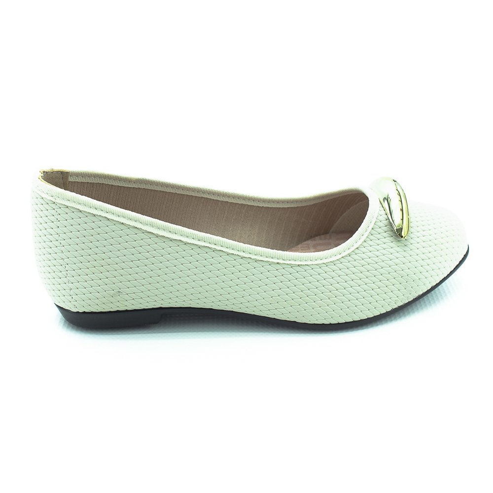 Sapatilha Feminina Moleca 5729.131 - Branco