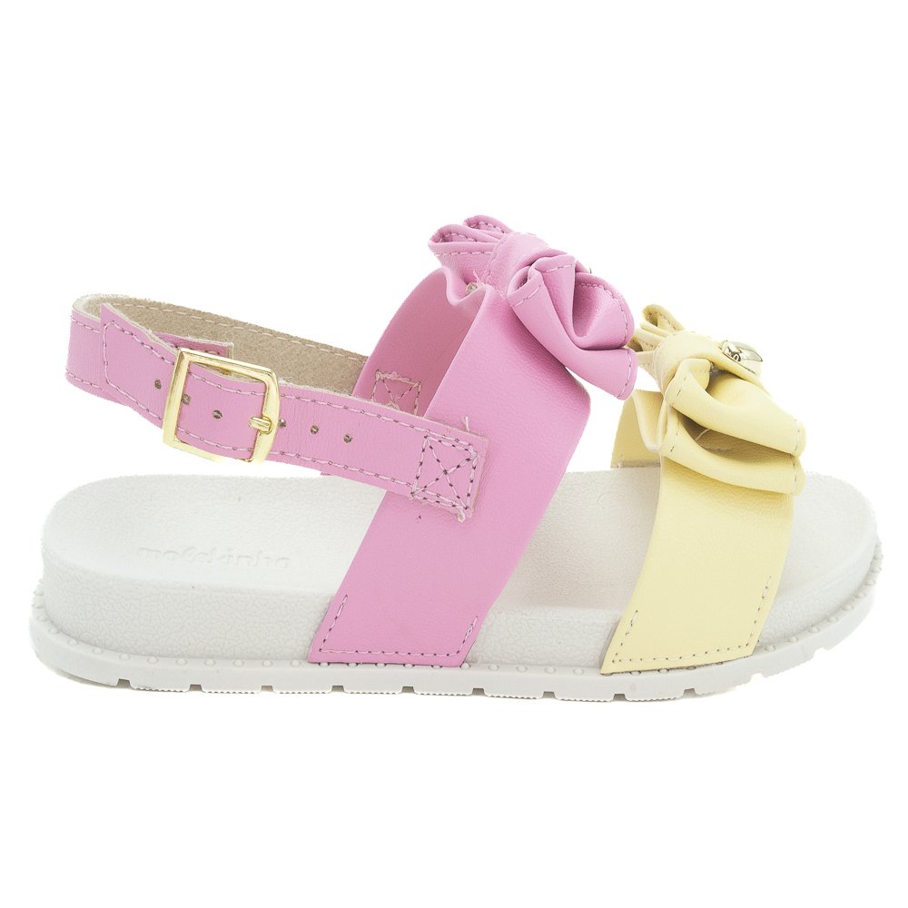 Sandália Infantil Menina Molekinha 2341.128 - Rosa