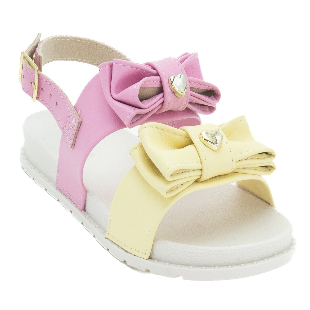 Sandália Infantil Menina Molekinha 2341.128 - Rosa Rosa 2