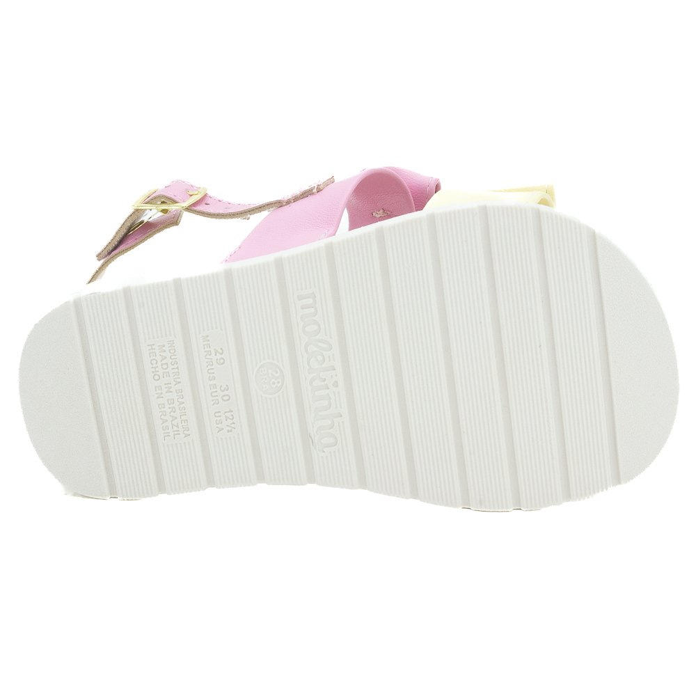 Sandália Infantil Menina Molekinha 2341.128 - Rosa Rosa 4
