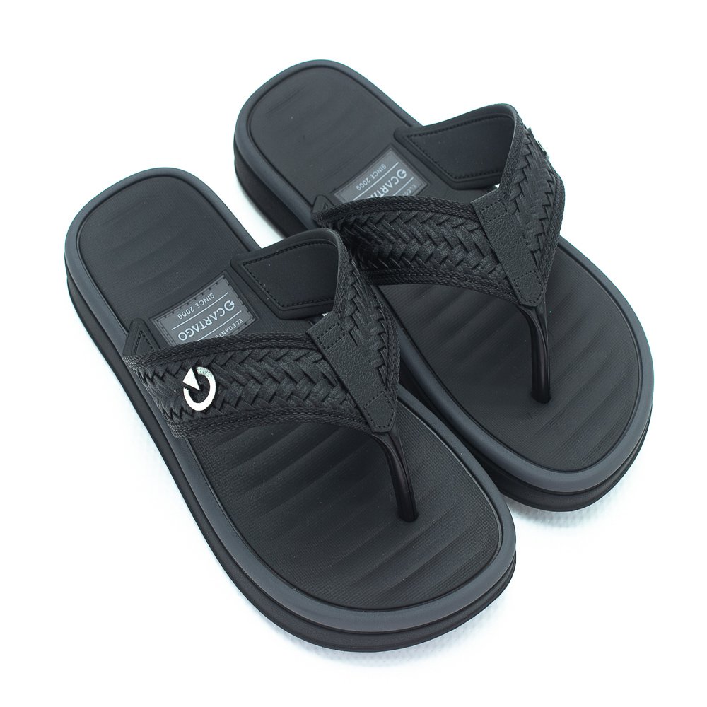 Chinelo Infantil Menino Cartago Coimbra - Preto