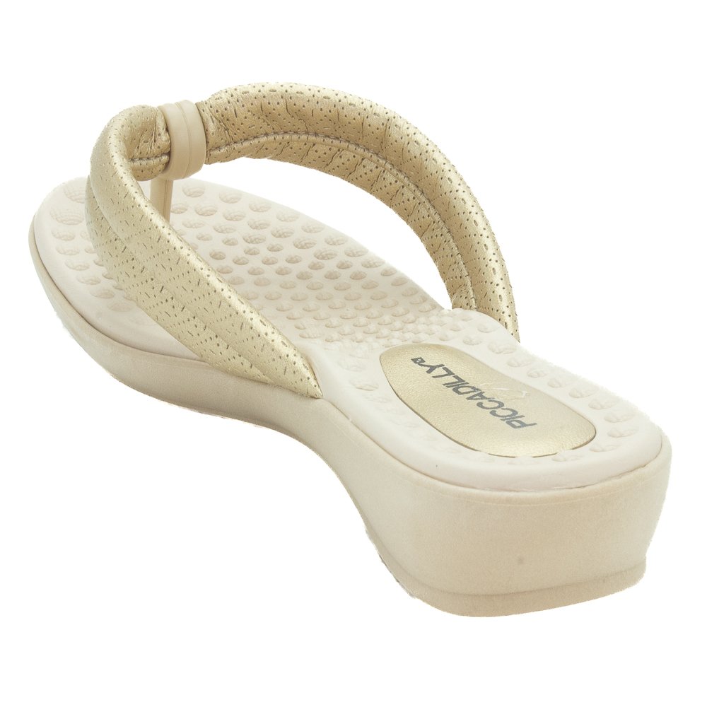 Chinelo Feminino Piccadilly 500401-19 - Dourado Dourado 3