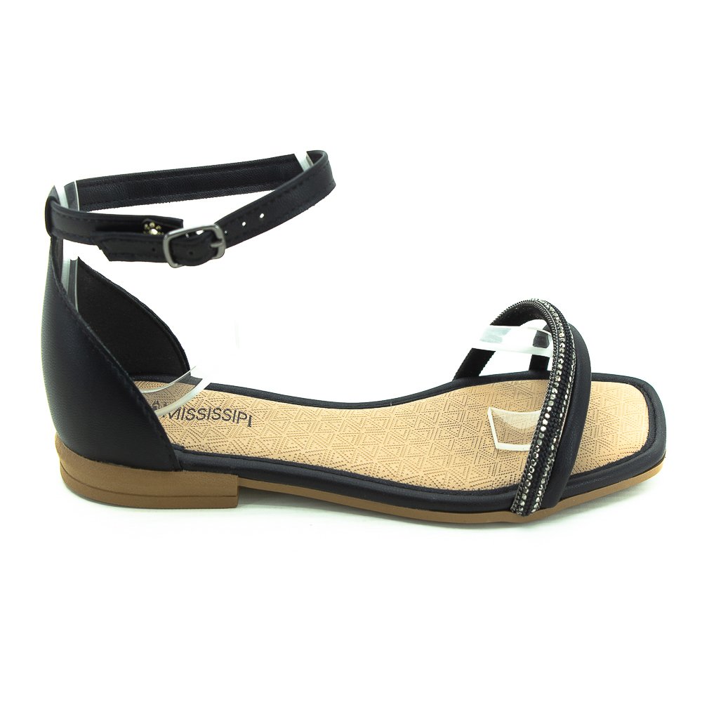 Sandália Feminina Mississipi MB754 - Preto
