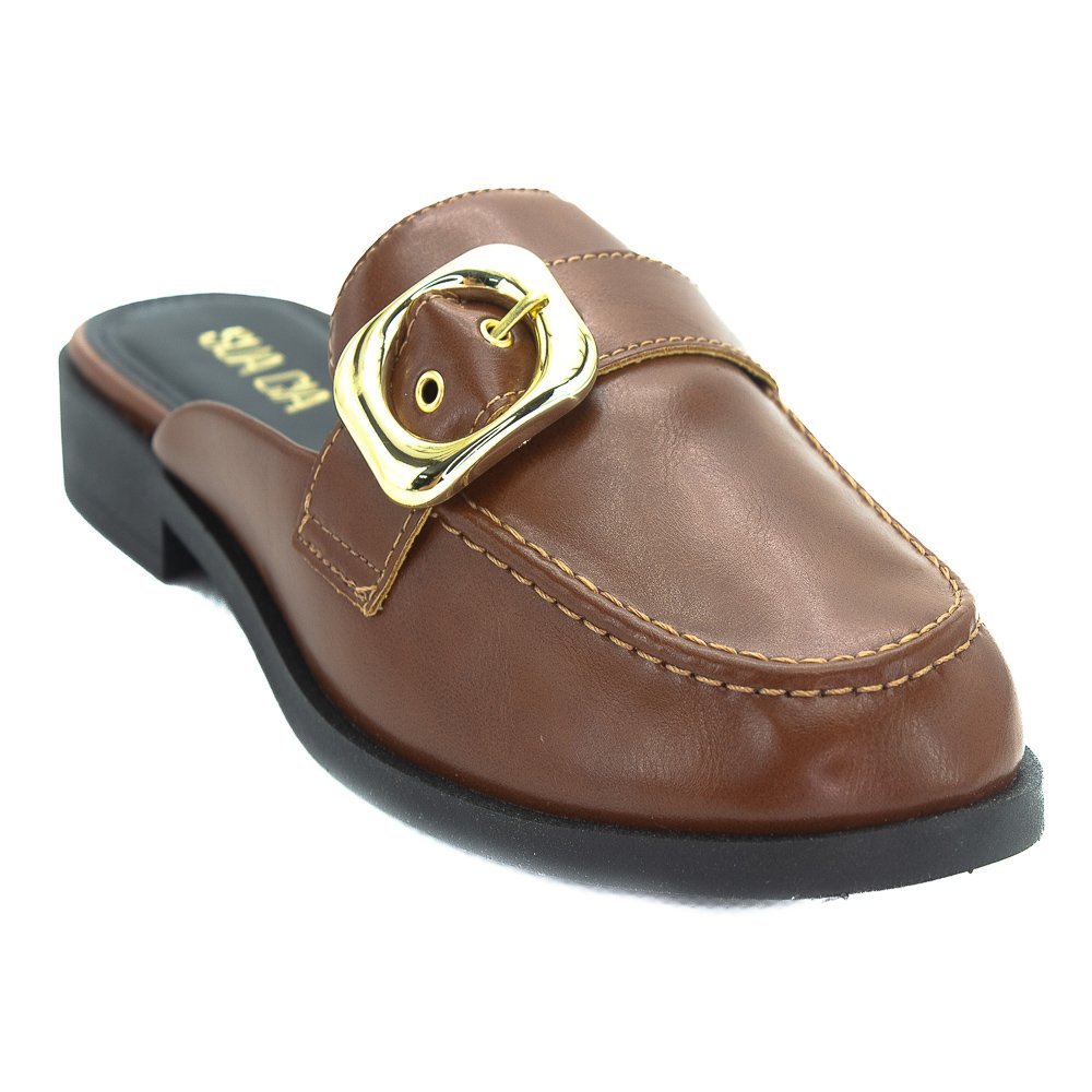 Mule Feminino Sua Cia 8351.16054 - Marrom Marrom 2