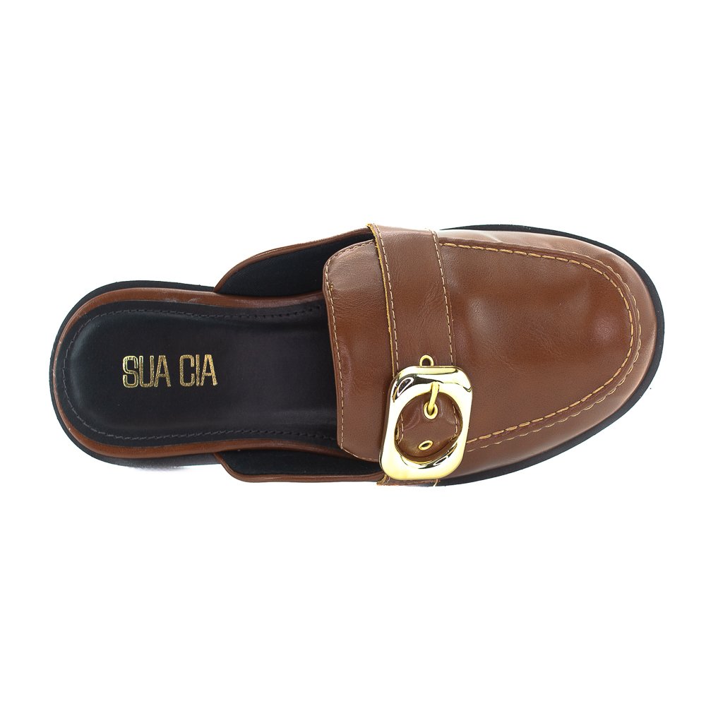 Mule Feminino Sua Cia 8351.16054 - Marrom Marrom 5