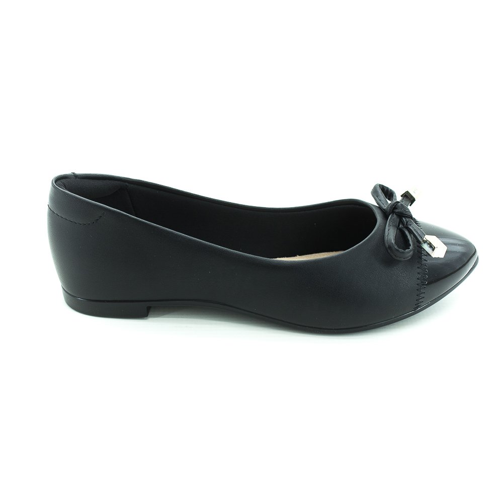 Sapatilha Feminina Moleca 5635.870 - Preto Preto 2