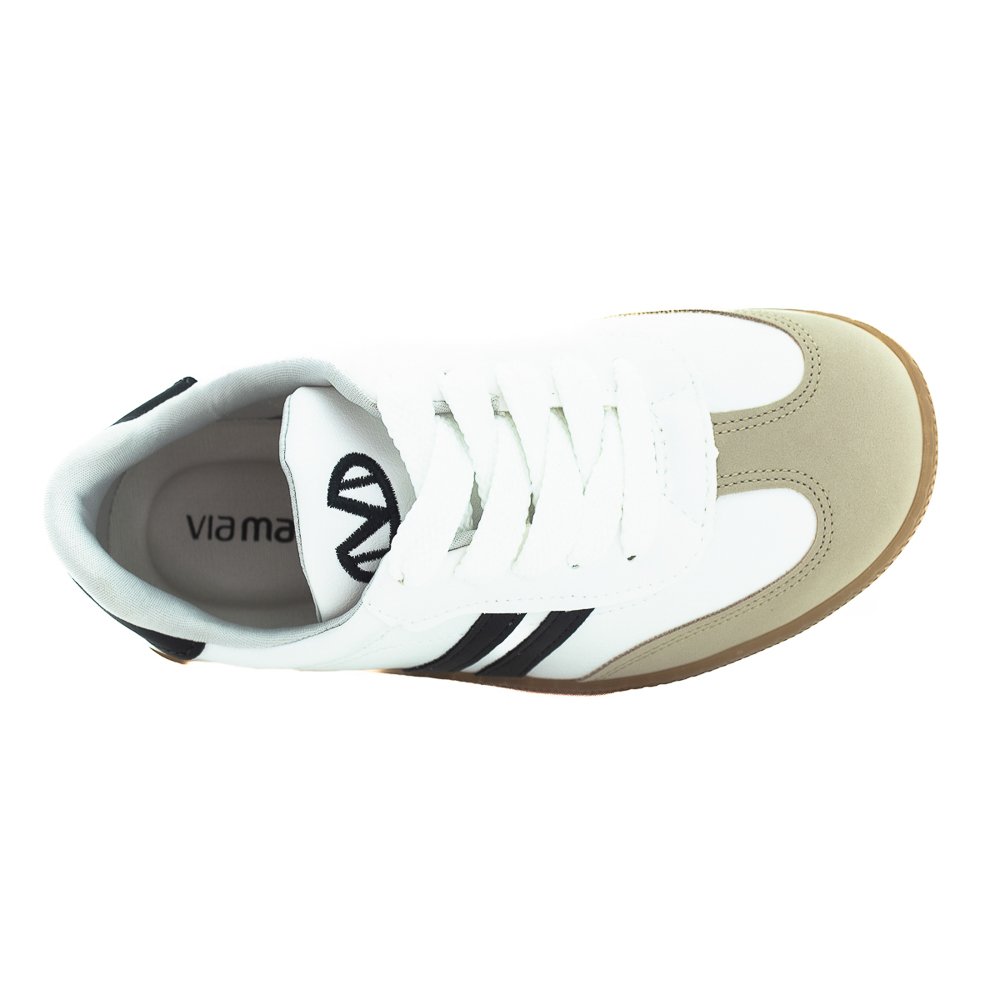 Tênis Feminino Via Marte 129-012-05 - Branco Branco 5