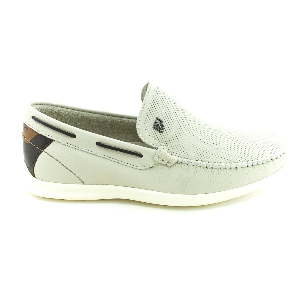 Mocassim Masculino Freeway Evora - Branco Off