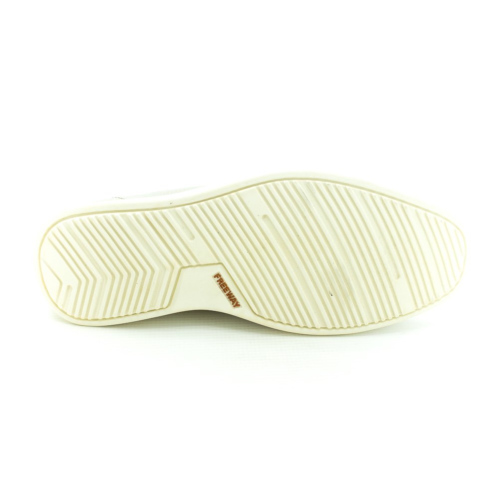 Mocassim Masculino Freeway Evora - Branco Off Branco 4