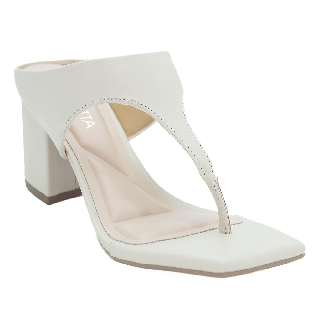 Tamanco Feminino Mariotta 20411-03 - Off White Branco 2
