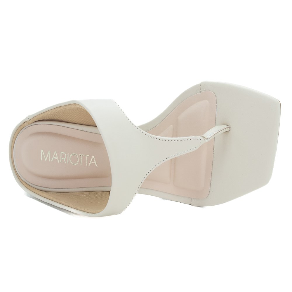 Tamanco Feminino Mariotta 20411-03 - Off White Branco 5