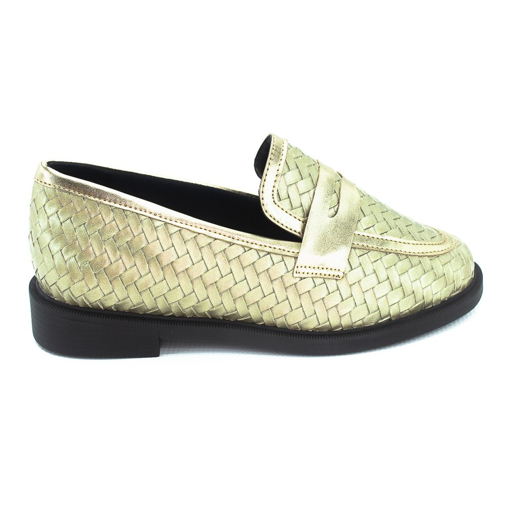 Mocassim Feminino Mariotta 20485-19 - Dourado