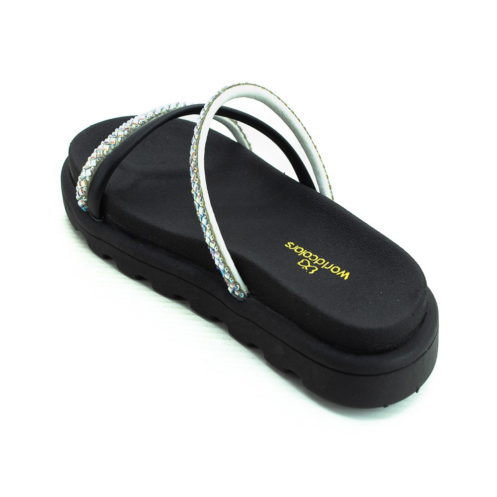 Papete Infantil Menina Worldcolors 167.044 - Preto Preto 3