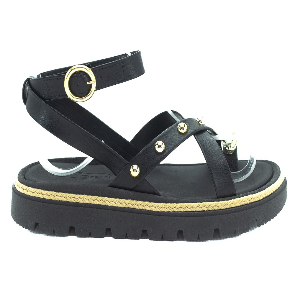 Sandália Feminina Moleca 5504.213 - Preto