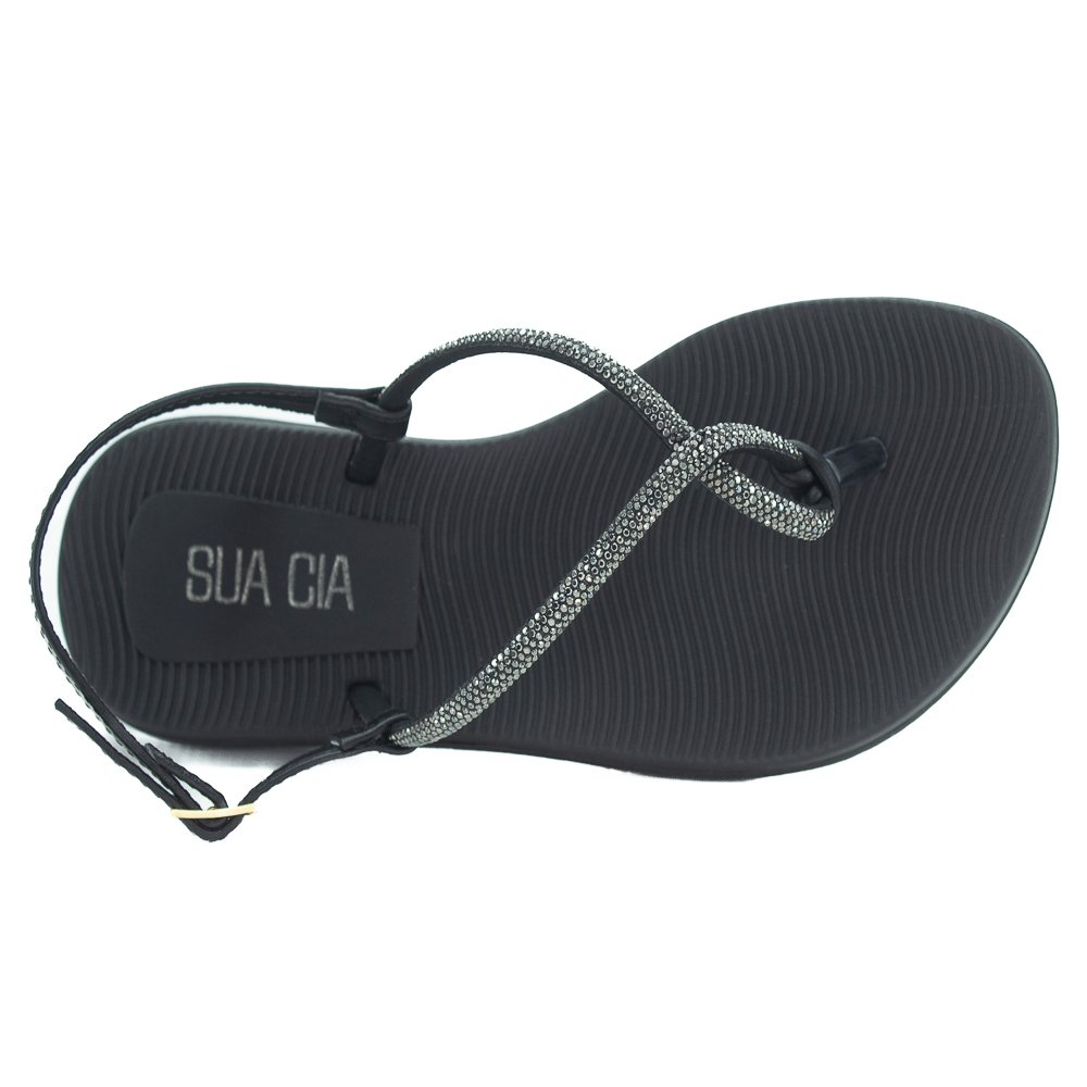 Sandália Feminina Sua Cia 8346.16167 - Preto Preto 5