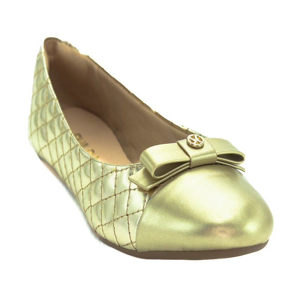 Sapatilha Feminia Sua Cia 8303.15942 - Dourado Dourado 2