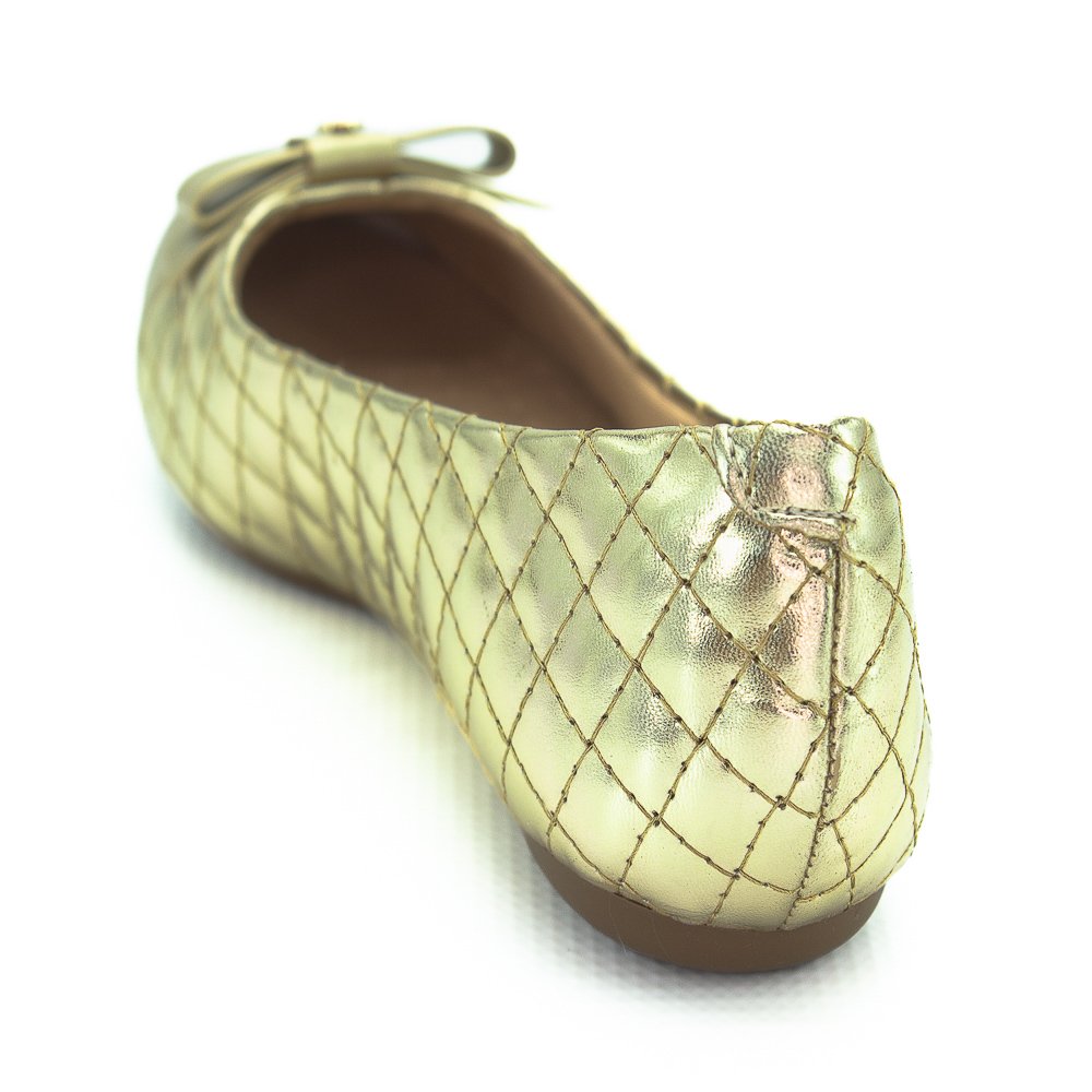 Sapatilha Feminia Sua Cia 8303.15942 - Dourado Dourado 3