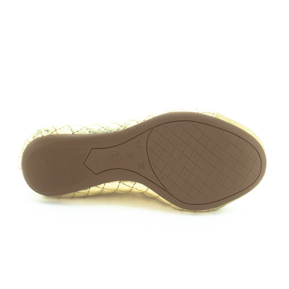 Sapatilha Feminia Sua Cia 8303.15942 - Dourado Dourado 4