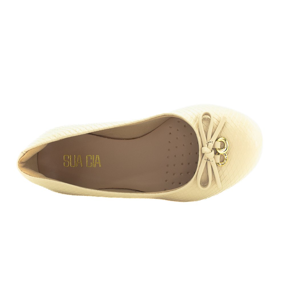 Sapatilha Feminina Sua Cia 8303.15612 - Bege Bege 5