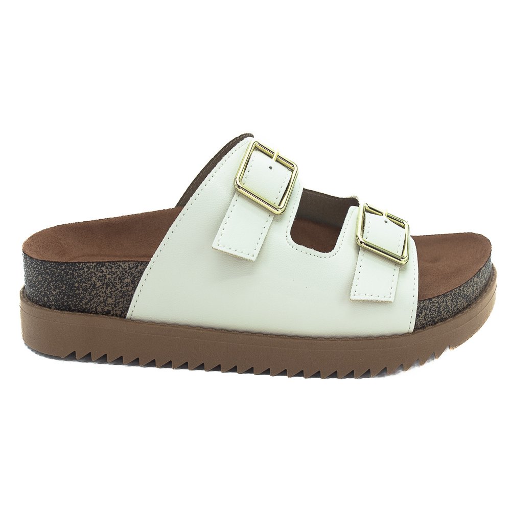 Papete Feminina Moleca 5500.105 - Branco