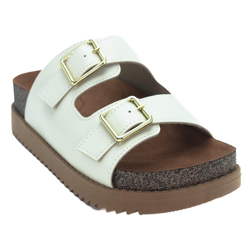 Papete Feminina Moleca 5500.105 - Branco Branco 2