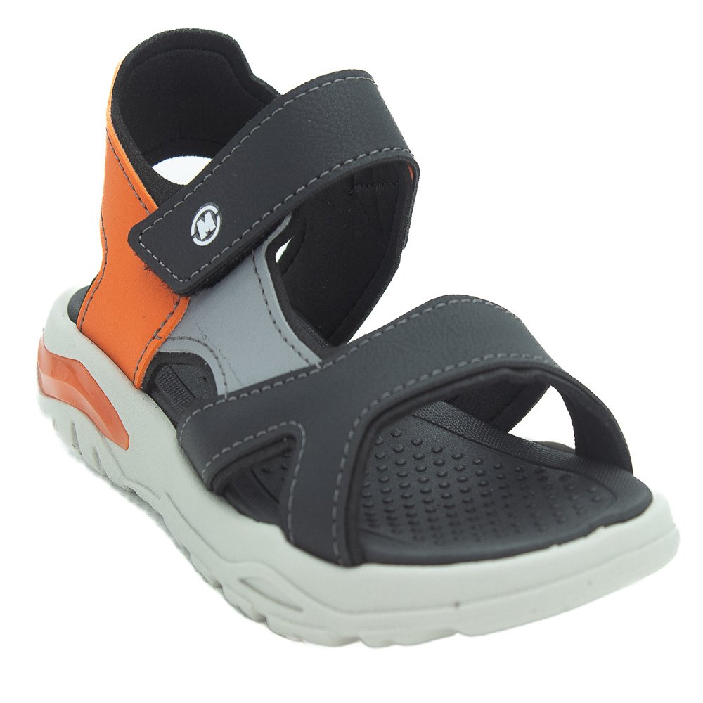 Sandália Infantil Menino Molekinho 2430.100 - Preto Preto 2