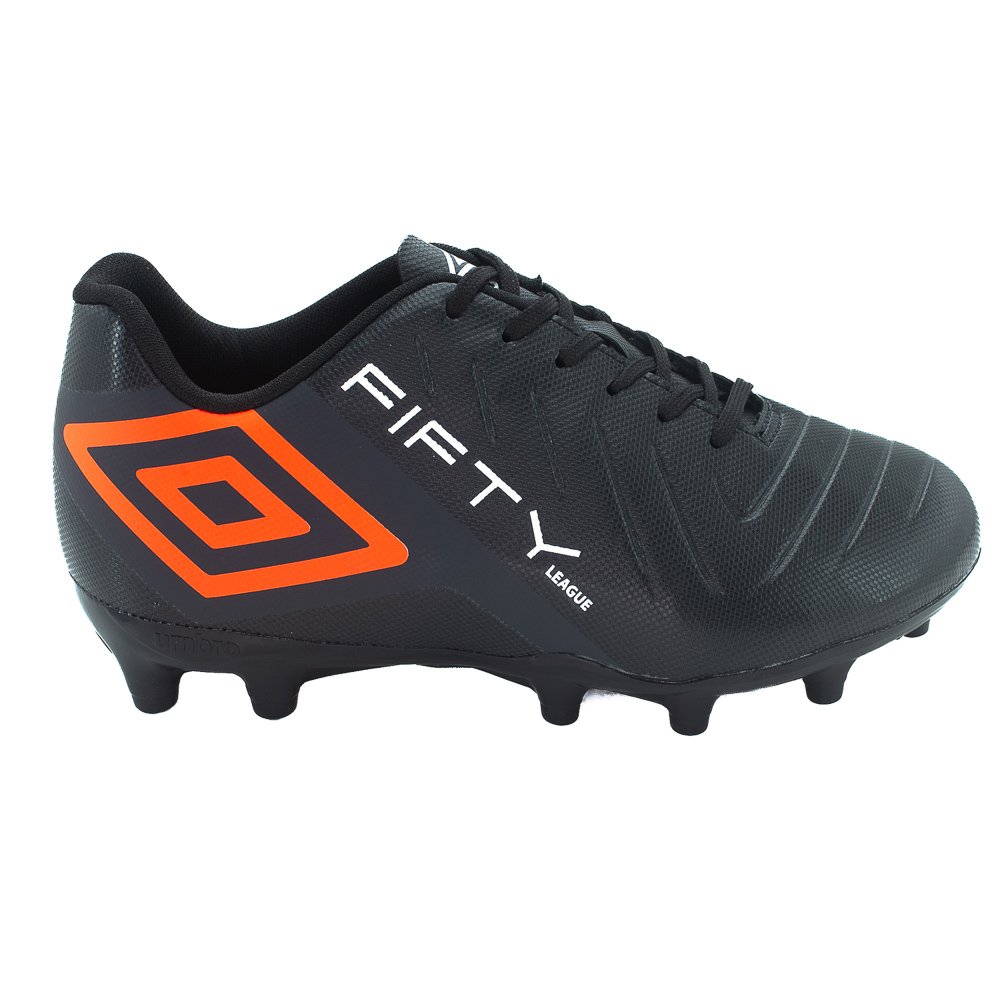 Chuteira Campo Masculina Umbro Fifty Vi League - Preto