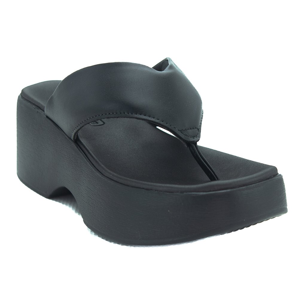 Tamanco Feminino Moleca 5503.105 - Preto Preto 2