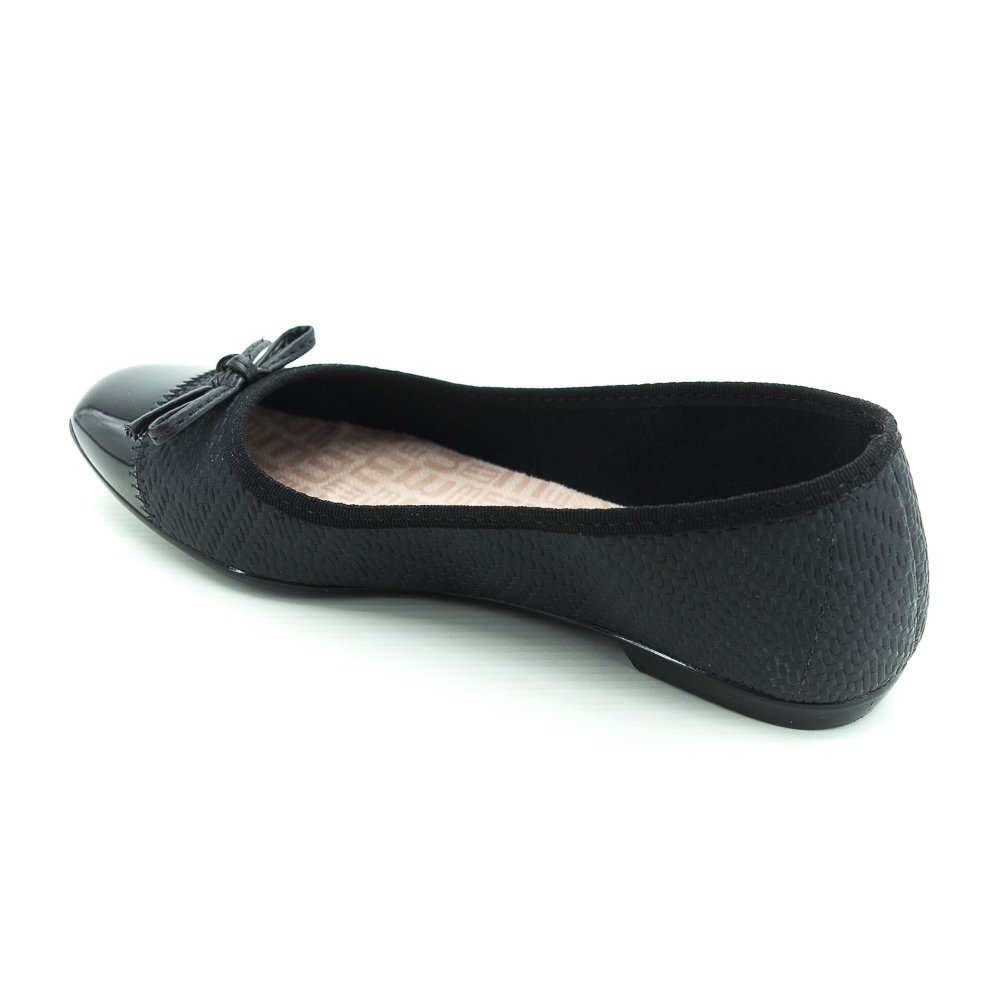 Sapatilha Feminina Moleca 5729.110 - Preto Preto 3