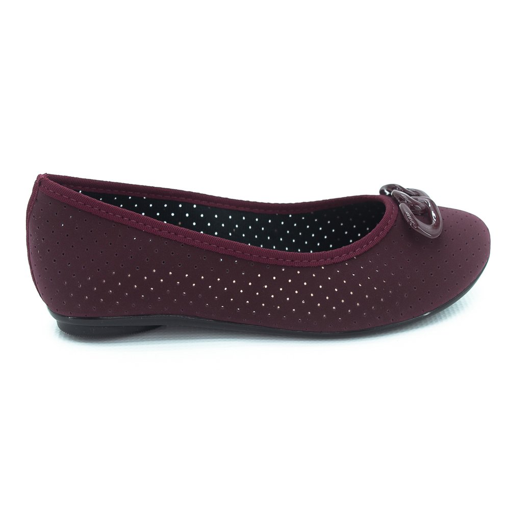 Sapatilha Feminina Moleca 5726.114 - Vinho