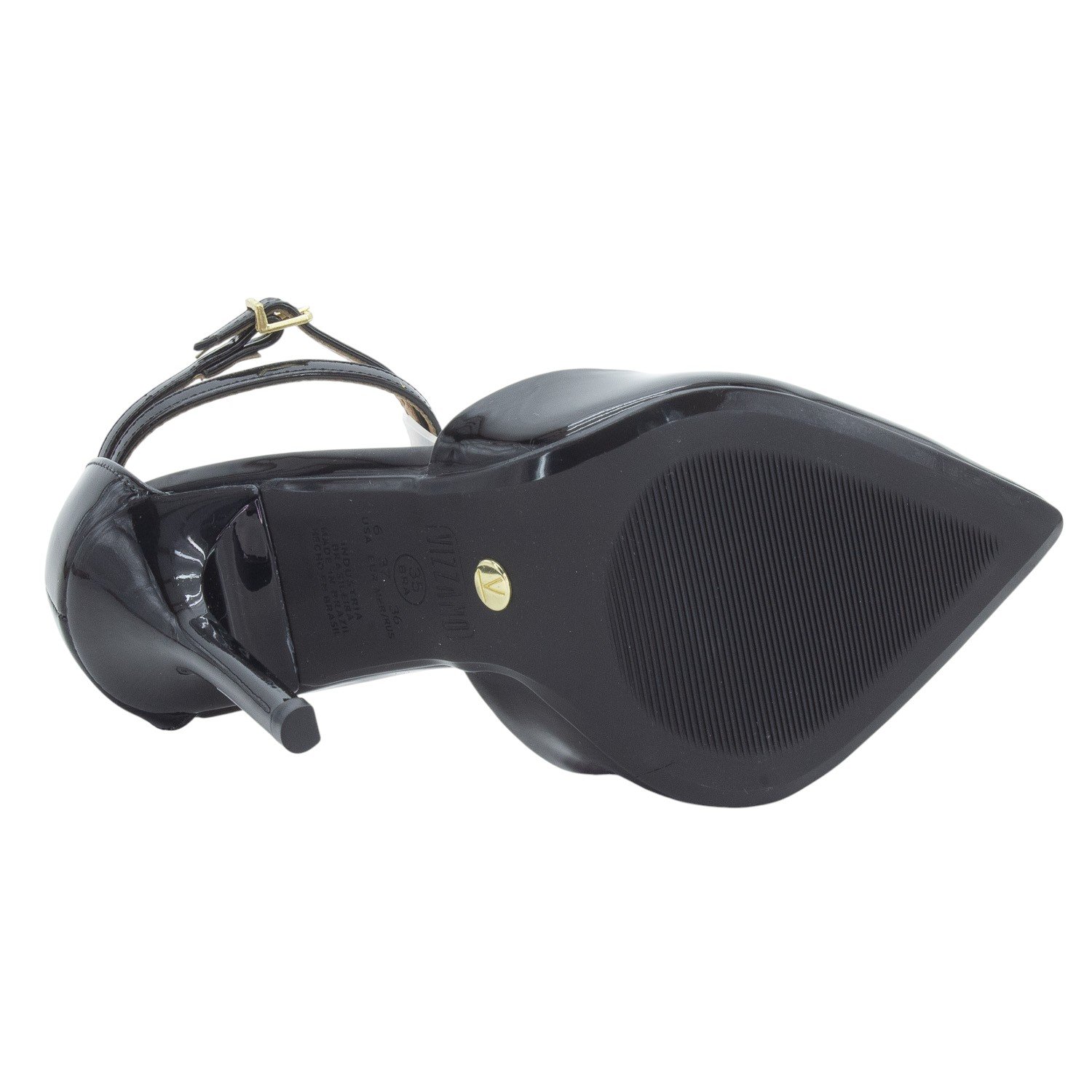 Scarpin Feminino Vizzano 1421.102 - Preto Preto 4