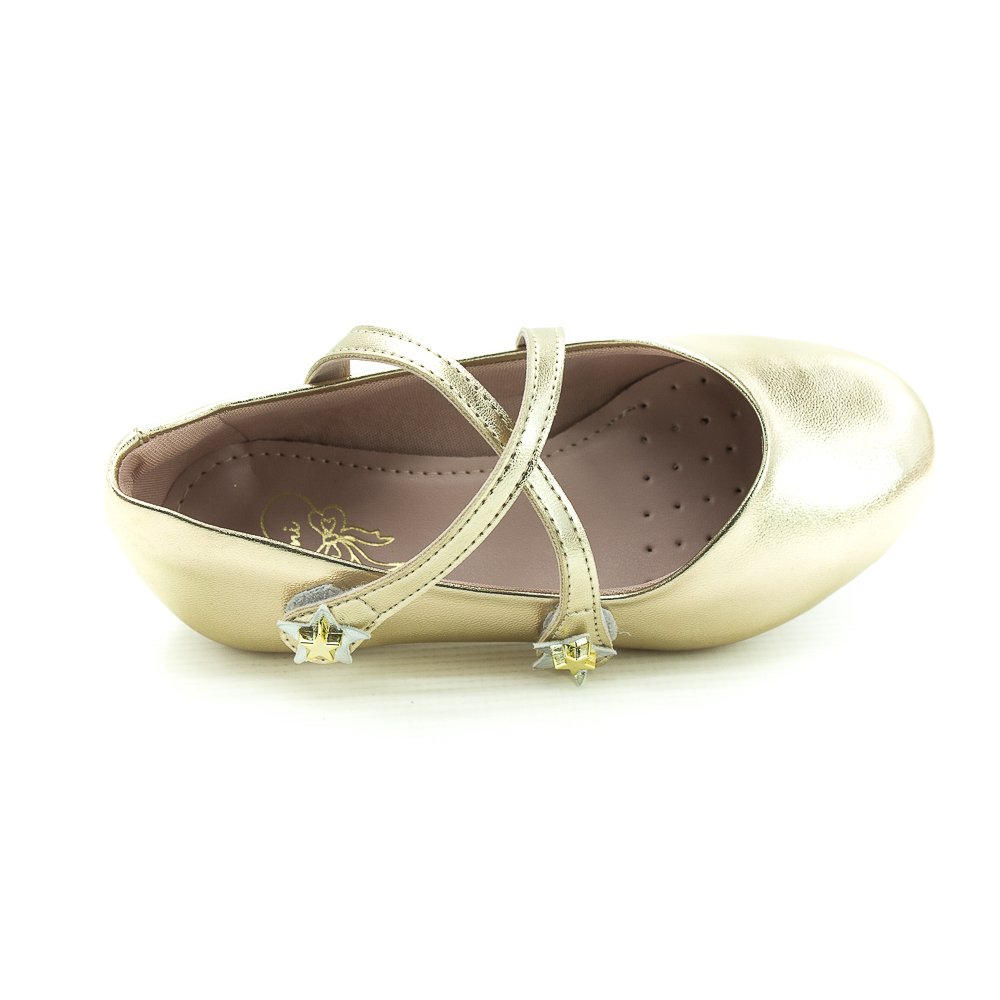 Sapatilha Infantil Menina Mini Sua Cia 9112.51813 - Dourado Dourado 5