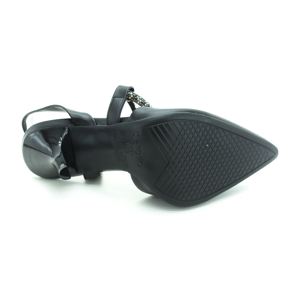 Sapato Feminino Beira Rio 4122.1487 - Preto Preto 4