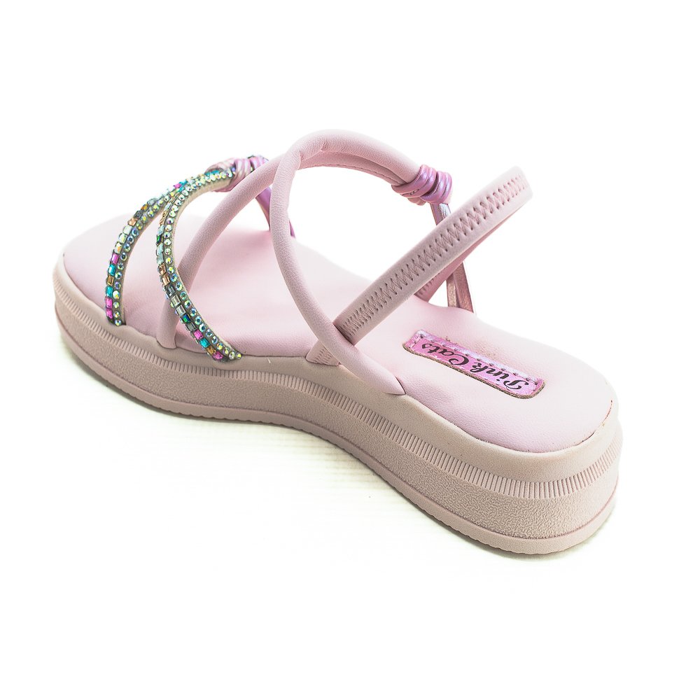 Sandália Infantil Menina Pink Cats V4921 - Rosa Rosa 3